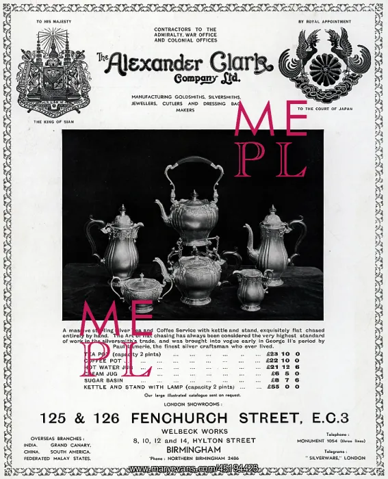 : The Alexander Clark Company Advertisement : The Alexander Clark Company Advertisement