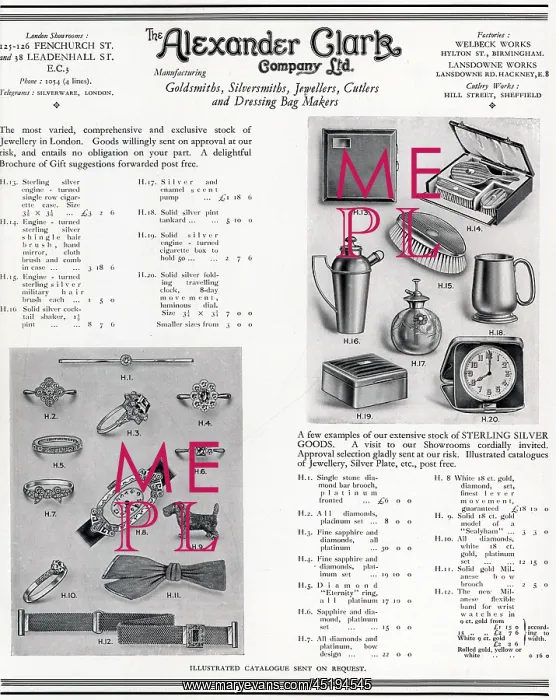 : The Alexander Clark Company Advertisement : The Alexander Clark Company Advertisement