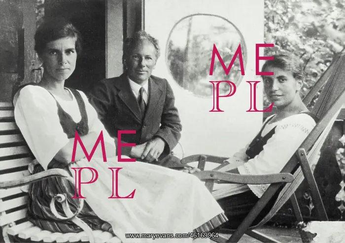 : Alexander Freud; Dorothy Burlingham and one of : Alexander Freud; Dorothy Burlingham and one of