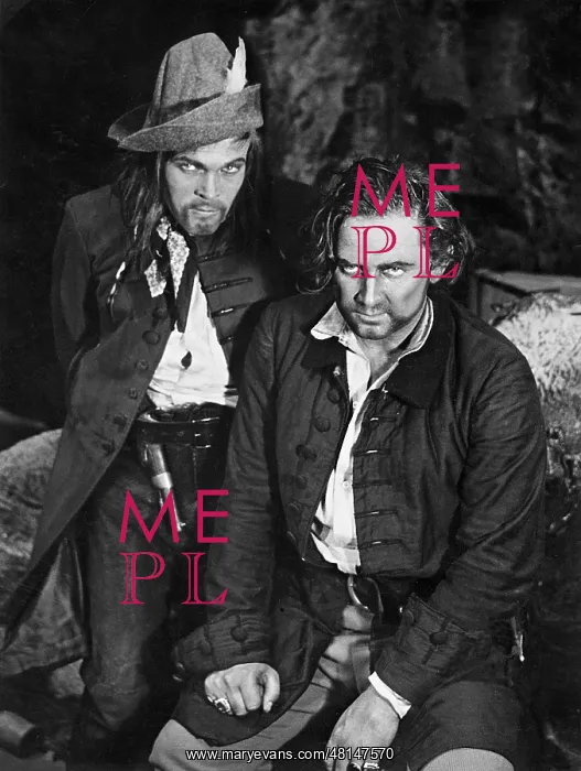 : Alexander Golling and Gustav Knuth in The Robbers, 1936 : Alexander Golling and Gustav Knuth in The Robbers, 1936