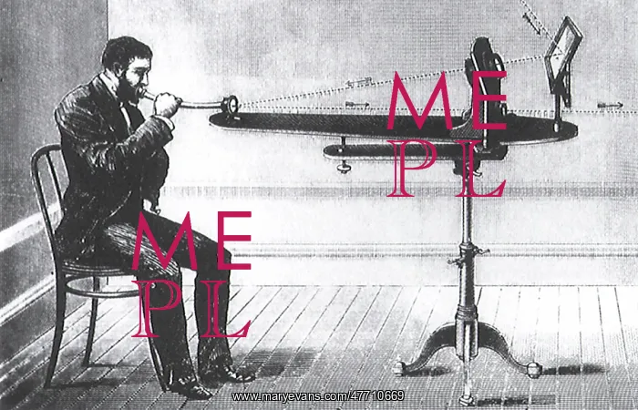 : Alexander Graham Bell Experimenting : Alexander Graham Bell Experimenting