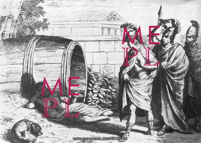 : Alexander the Great and Diogenes : Alexander the Great and Diogenes