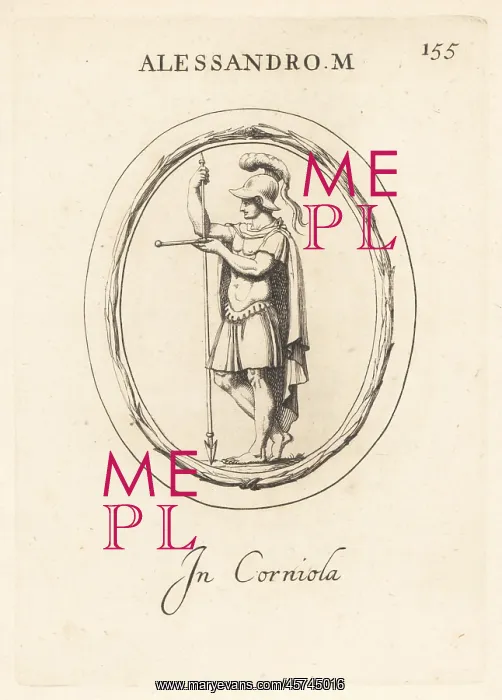 : Alexander the Great with spear and sceptre : Alexander the Great with spear and sceptre