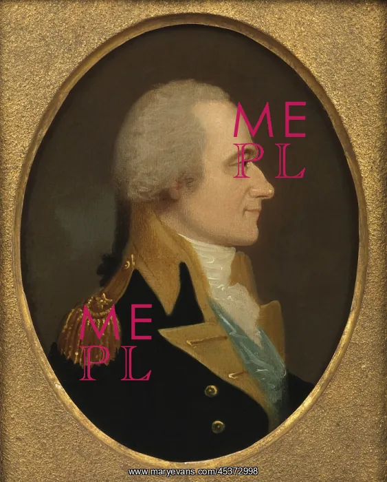 : Alexander Hamilton wears a military uniform : Alexander Hamilton wears a military uniform