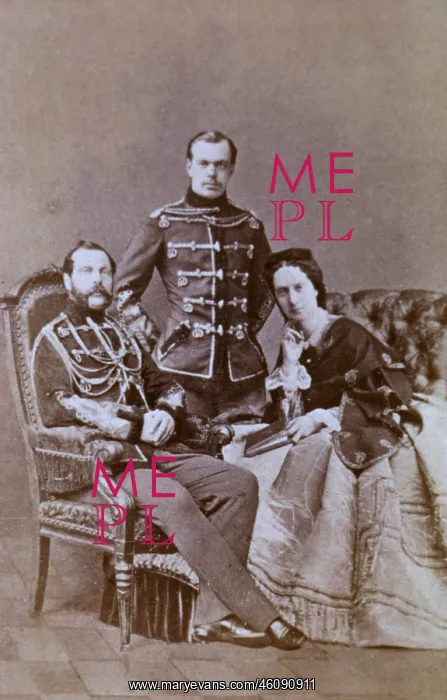: Alexander II, Empress Maria and the future Alexander III : Alexander II, Empress Maria and the future Alexander III