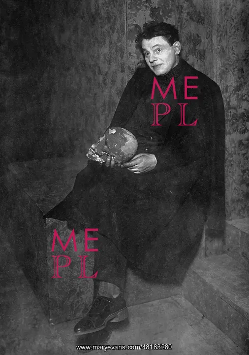 : Alexander Moissi in Hamlet, 1922 : Alexander Moissi in Hamlet, 1922