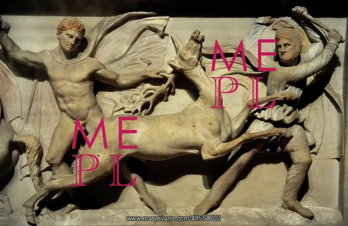 : Alexander Sarcophagus. 4th century BC. Alexander and the Mac : Alexander Sarcophagus. 4th century BC. Alexander and the Mac