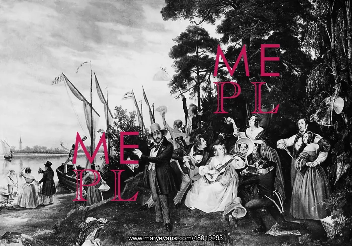 : Alexander Schramm: Picnic in Biedermeier : Alexander Schramm: Picnic in Biedermeier