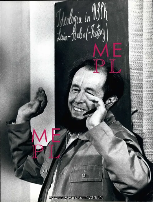 : Alexander Solzhenitsyn, Russian writer, in Switzerland : Alexander Solzhenitsyn, Russian writer, in Switzerland