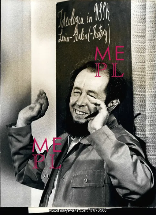 : Alexander Solzhenitsyn, Russian writer, in Switzerland : Alexander Solzhenitsyn, Russian writer, in Switzerland