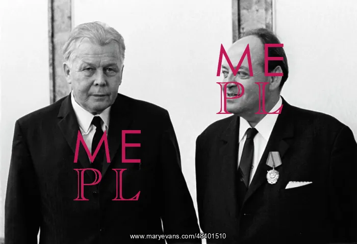 : Alexander Tvardovsky and Lukas Jiri, 1970 : Alexander Tvardovsky and Lukas Jiri, 1970