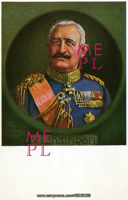 : Alexander von Linsingen, German general, WW1 : Alexander von Linsingen, German general, WW1