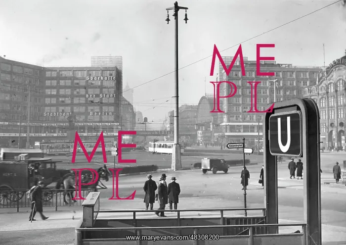 : Alexanderplatz approx. 1933 : Alexanderplatz approx. 1933