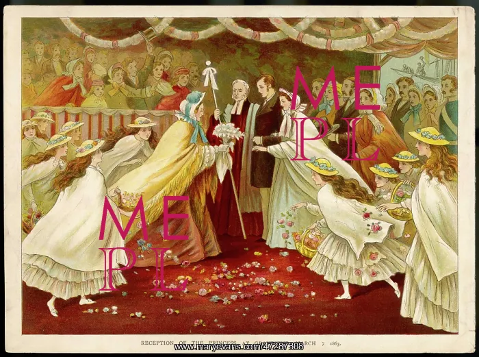 : ALEXANDRA ARRIVES 1863 : ALEXANDRA ARRIVES 1863