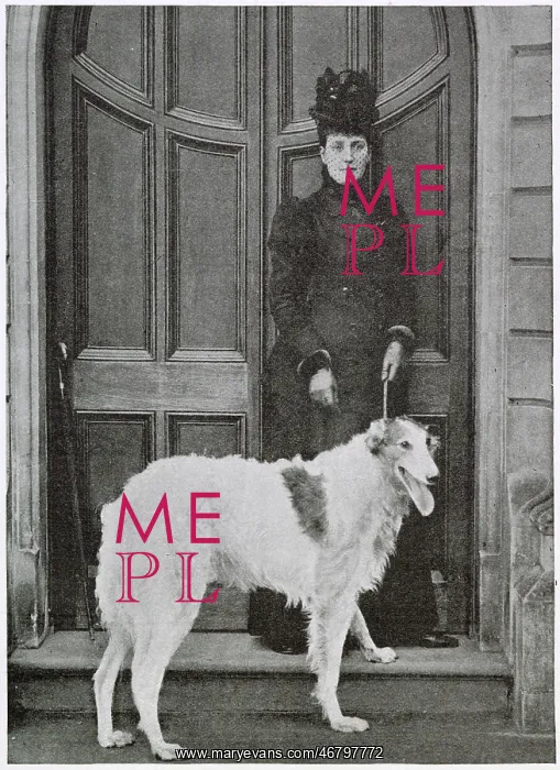 : Alexandra of Denmark with her dog : Alexandra of Denmark with her dog