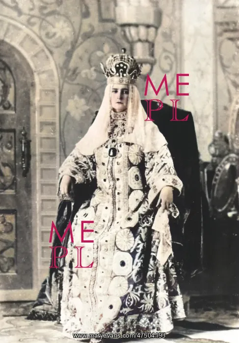 : Alexandra Feodorovna in Traditional Costume : Alexandra Feodorovna in Traditional Costume