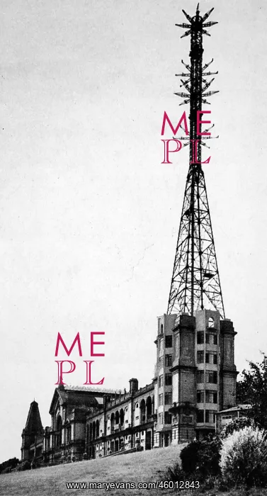 : Alexandra Palace, the home of the B.B.C. The large transmitt : Alexandra Palace, the home of the B.B.C. The large transmitt