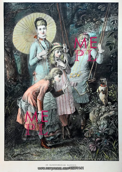 : Alexandra, Princess of Wales, and her three daughters : Alexandra, Princess of Wales, and her three daughters