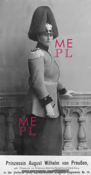  : Alexandra Victoria of Prussia as Regimentschefin