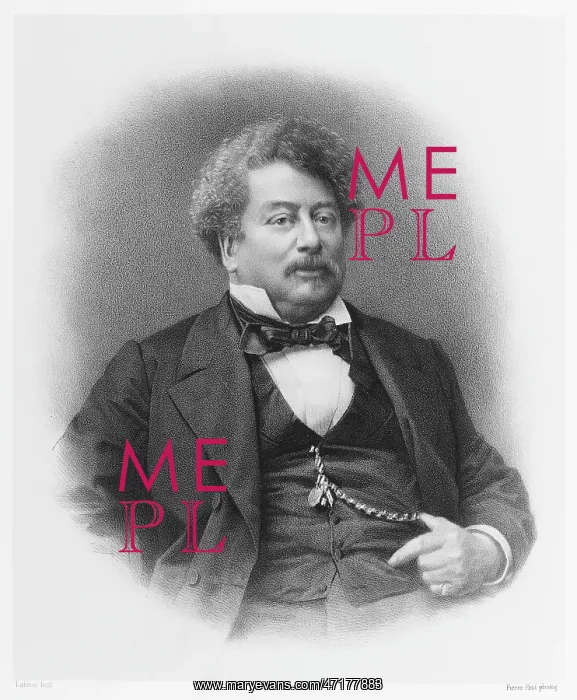  : DUMAS. ALEXANDRE DUMAS (PERE) (1802 - 1870), French writer ('Les Trois Mousquetaires &c)