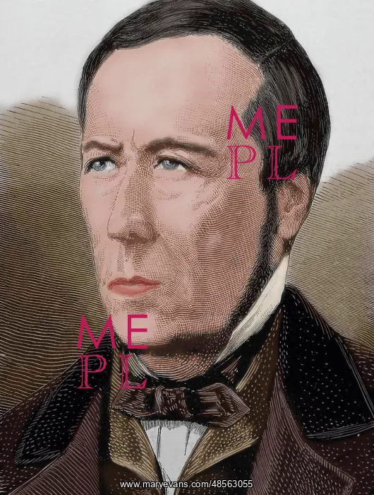 : Alexandre Herculano (1810-1877). Portuguesw writer. Portrait : Alexandre Herculano (1810-1877). Portuguesw writer. Portrait