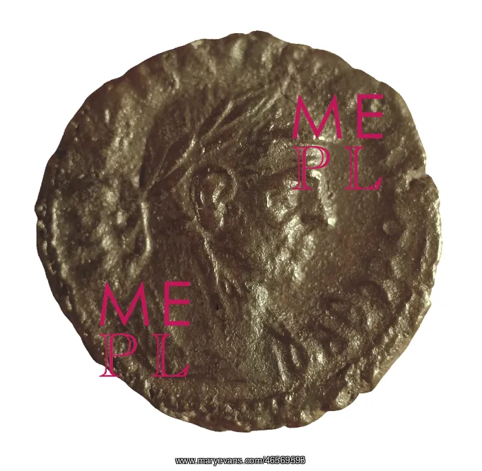 : Alexandrian nummus. Coin. SPAIN. Barcelona. Numismatic : Alexandrian nummus. Coin. SPAIN. Barcelona. Numismatic