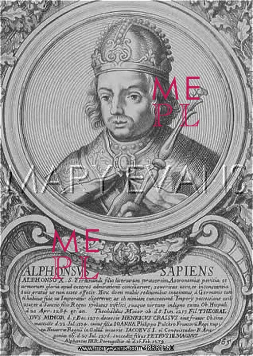  : ALFONSO X, KING OF CASTILE Reigned 1252-84