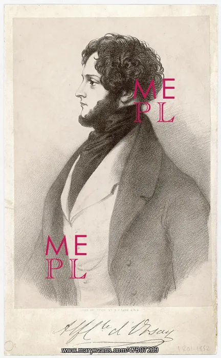  : ALFRED COUNT D'ORSAY