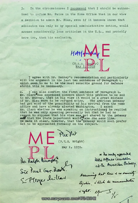  : Alger Hiss
