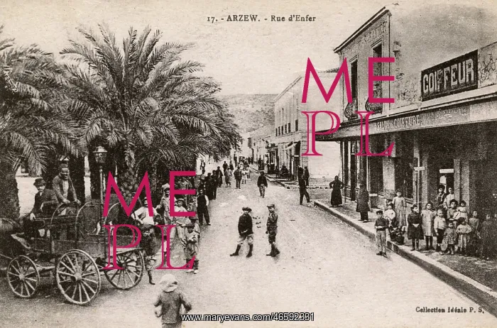 : Algeria - Arzew - Rue d'Enfer : Algeria - Arzew - Rue d'Enfer