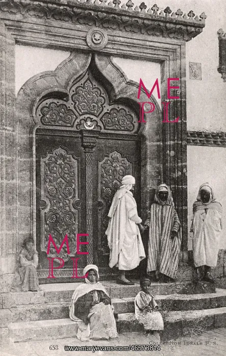  : Algeria - Decorated Doorway of a mosque