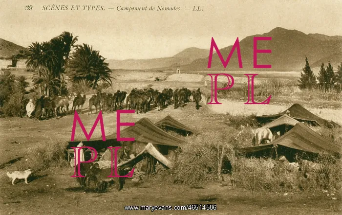 : Algeria - Nomadic Encampment