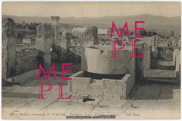: ALGERIA / TIMGAD : ALGERIA / TIMGAD