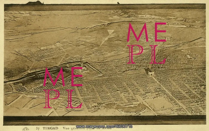 : Algeria - Timgad - Aerial View : Algeria - Timgad - Aerial View