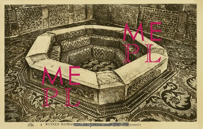 : Algeria - Timgad - Byzantine Baptism Pool : Algeria - Timgad - Byzantine Baptism Pool