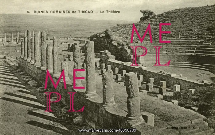 : Algeria - Timgad - The Theatre : Algeria - Timgad - The Theatre