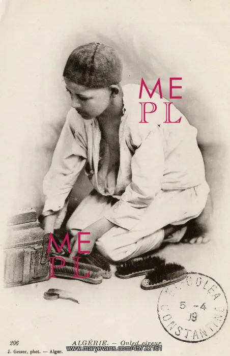  : Algeria - A Young Ouled Bootblack