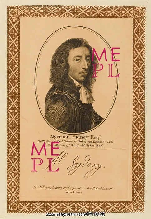 : ALGERNON SIDNEY : ALGERNON SIDNEY