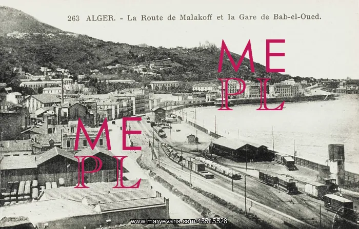 : Algiers - The Station at Bab el-Oued : Algiers - The Station at Bab el-Oued