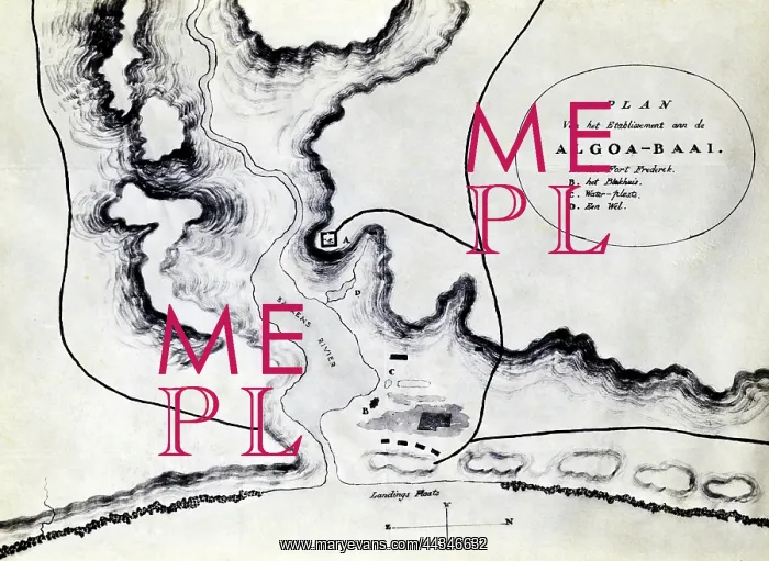 : Algoa Bay: plan of the Bakens River Mouth area : Algoa Bay: plan of the Bakens River Mouth area