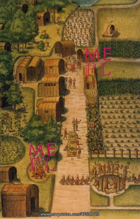: Algonquian Village, 1585 : Algonquian Village, 1585