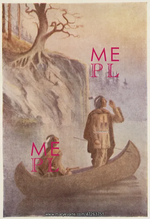  : ALGONQUINS IN BOAT