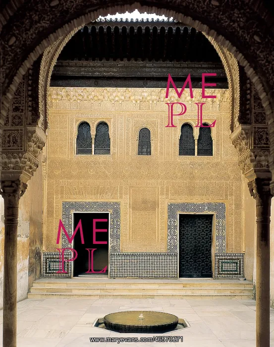  : Alhambra. Patio del Cuarto Dorado (Court of the Golden Room)