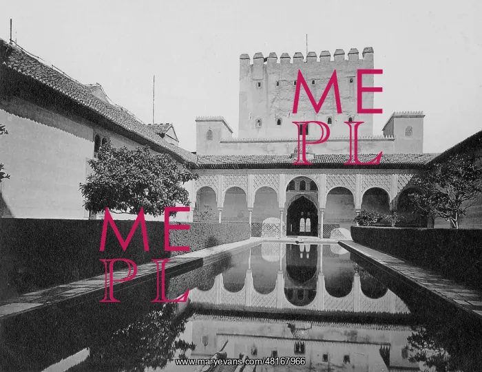: Alhambra in Granada, 1907 : Alhambra in Granada, 1907