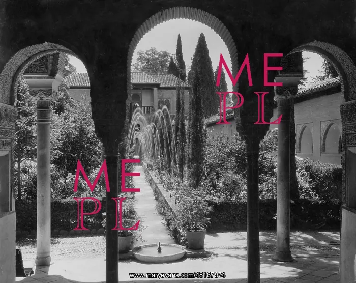 : Alhambra in Granada, 1939 : Alhambra in Granada, 1939
