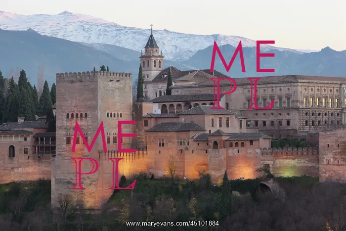 : Alhambra, Granada, Andalusia, Spain : Alhambra, Granada, Andalusia, Spain