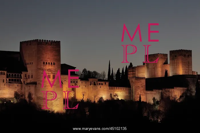  : Alhambra, Granada, Andalusia, Spain