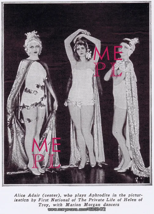 : Alice Adair - Centre - playing Aphrodite in the : Alice Adair - Centre - playing Aphrodite in the