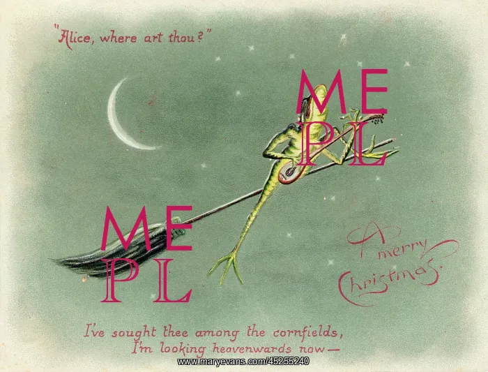 : Alice, Where Art Thou, Christmas card : Alice, Where Art Thou, Christmas card