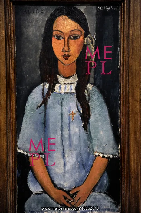 : Alice, c.1918, by Amedeo Modigliani (1884-1920) : Alice, c.1918, by Amedeo Modigliani (1884-1920)